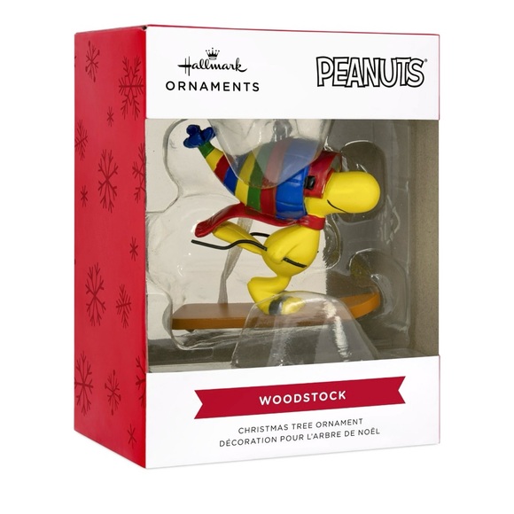 Hallmark Peanuts Woodstock Skiing Christmas Ornament - Picture 2 of 10